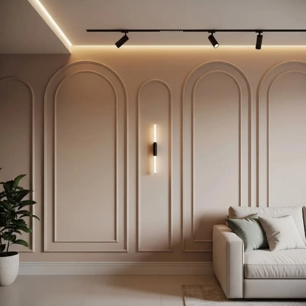 Bedroom moulding ideas wall design